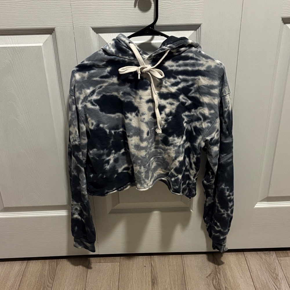 Chemistry Black and White Tie-Dye Hoodie